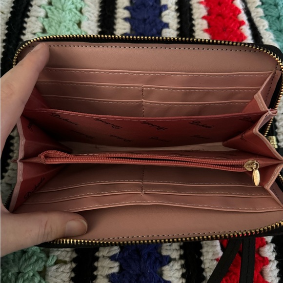 Black wristlet wallet - Picture 2 of 2